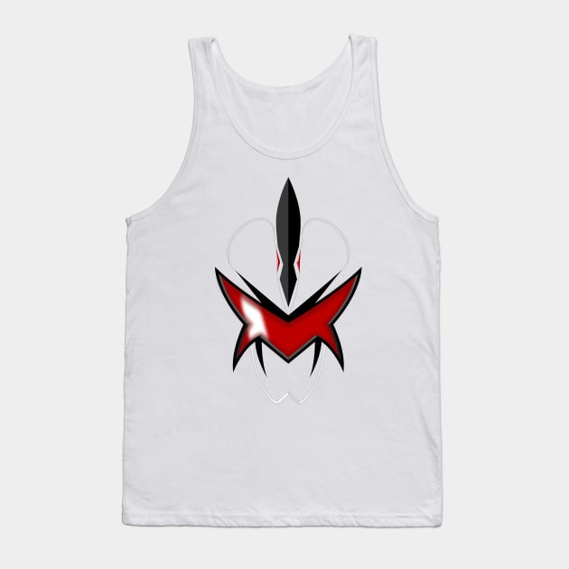 PR Dino Thunder White Ranger Visor Tank Top by mavgagliano